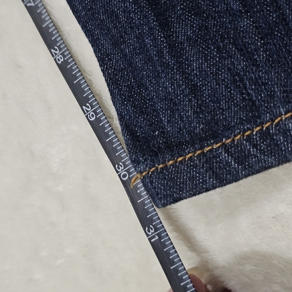 Tommy Hilfiger Boyfriend Mid‑Rise Easy Fit Bootcut Jeans w/ Stretch Blue Wash 4 - Picture 15 of 15